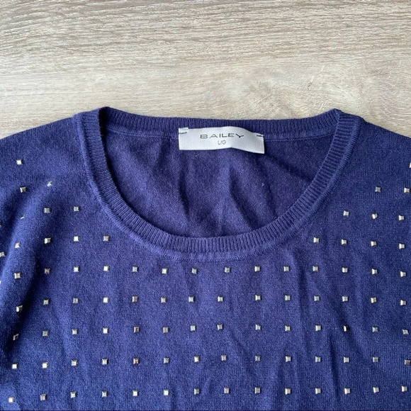 Bailey  Embellished Crew Neck Sweater - Picture 5 of 16